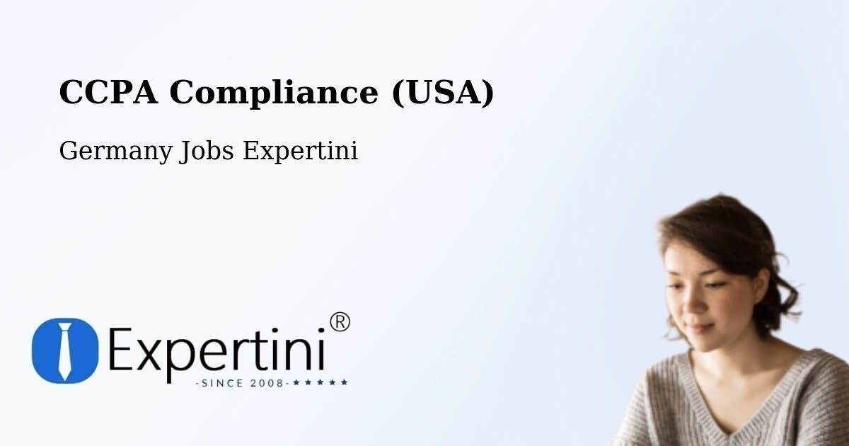 CCPA Privacy Rights & Compliance Notice – Roxheim - Germany Jobs Expertini