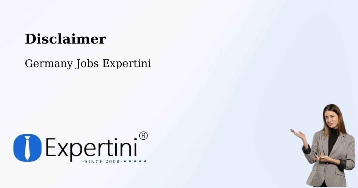 Disclaimer – Roxheim - Germany Jobs Expertini