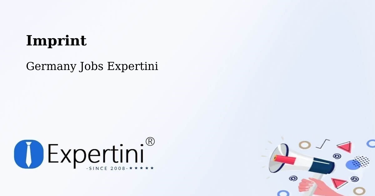 Imprint – Roxheim - Germany Jobs Expertini