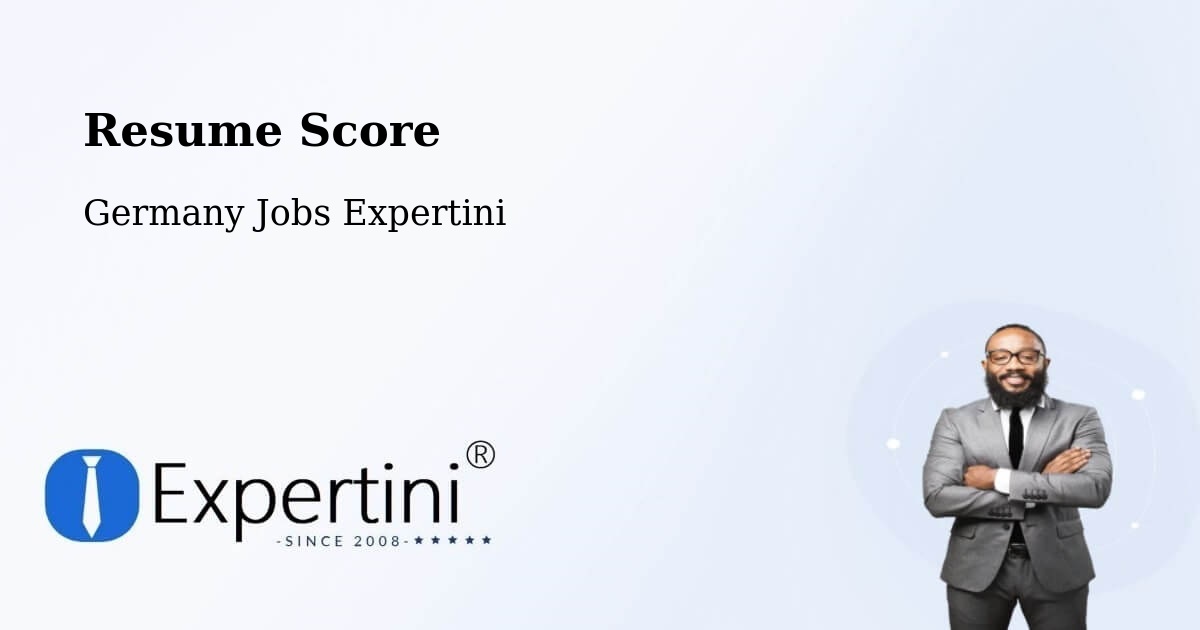 Resume Score & Job Description Match Tool – Roxheim - Germany Jobs Expertini